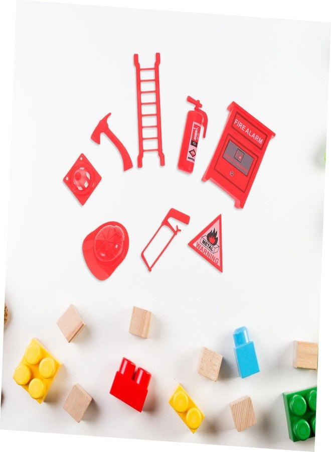 Joinpaya Realistic Fire Extinguisher Playset for Kids Firefighter Toys Mini Fire Extinguisher Ladder Model Dollhouse Accessories for Interactive Role Playing and Photography Props - Image 5